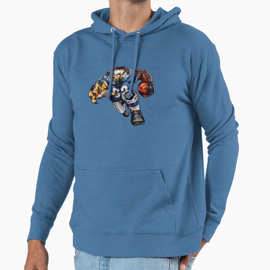 Mascot American Football Hoodie - Aesthetic Graphic Unisex - T-Shirt, Sweatshirt, Hoodie