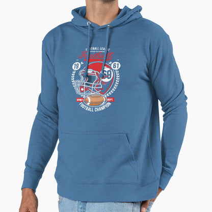 Football League Helmet Hoodie - Custom Art Print for Adults - T-Shirt, Sweatshirt, Hoodie