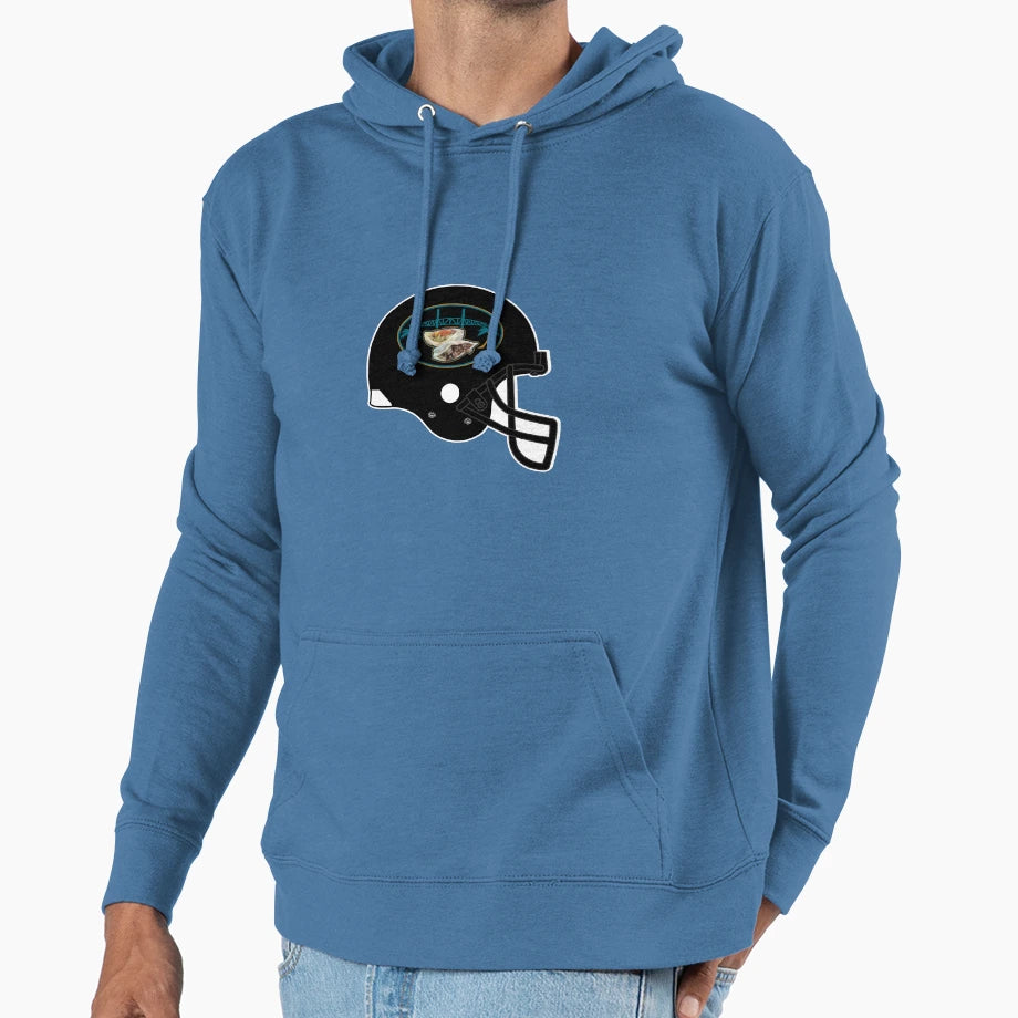 Jacksonville Pita Pockets Helmet Hoodie - Aesthetic Graphic Men Women - T-Shirt, Sweatshirt, Hoodie