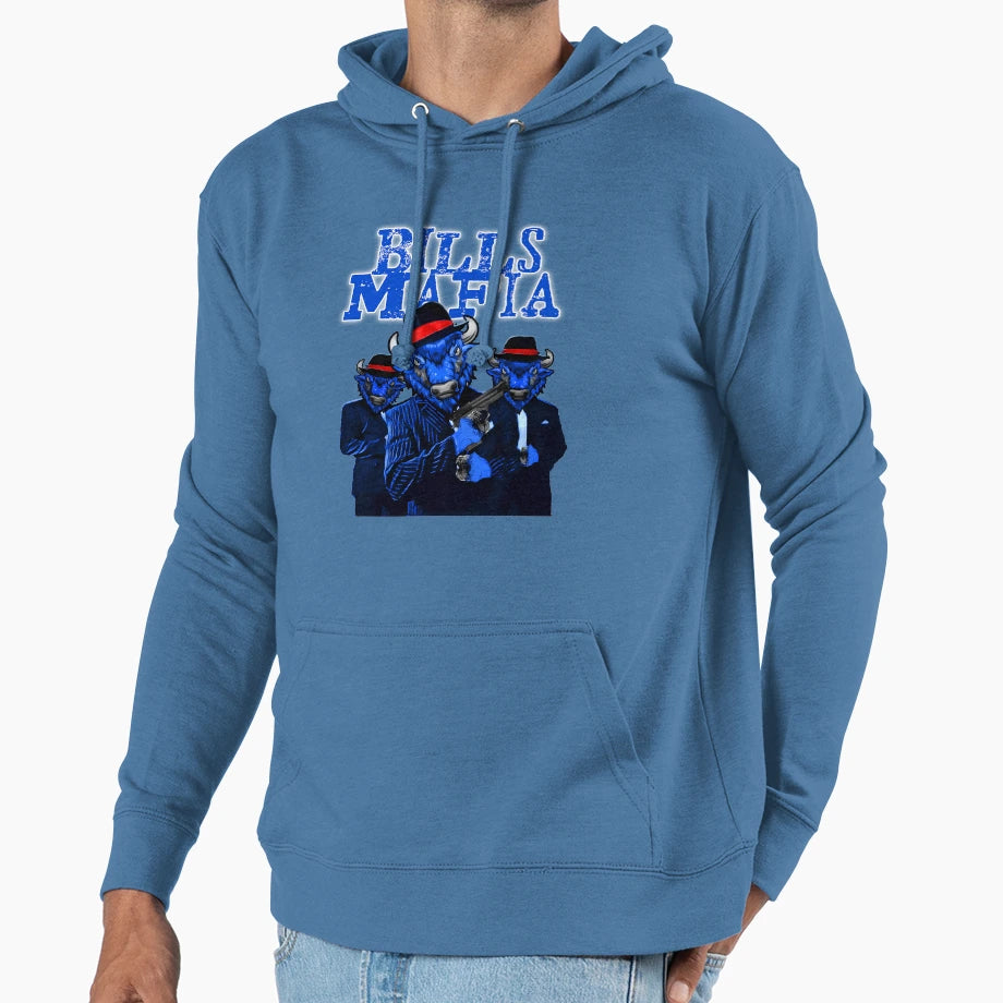 Bills Mafia Hoodie - Novelty Apparel Unisex - T-Shirt, Sweatshirt, Hoodie