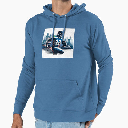 Seattle Football Hoodie - Minimalist Print Unisex - T-Shirt, Sweatshirt, Hoodie