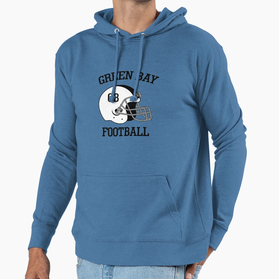 Green Bay Football And T-Shirt - Aesthetic Graphic Men Women - T-Shirt, Sweatshirt, Hoodie