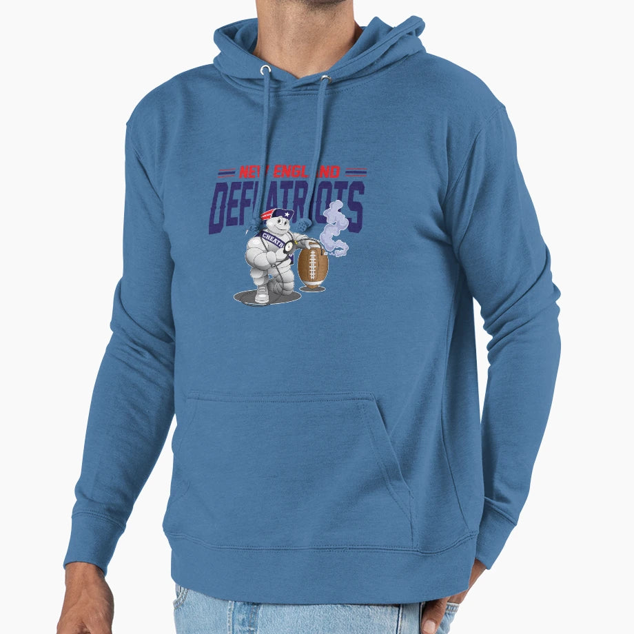 Deflatriots Hoodie - Aesthetic Graphic for Adults - T-Shirt, Sweatshirt, Hoodie