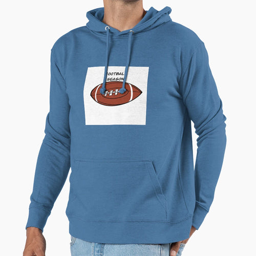 Football Season Hoodie - Fun Novelty Design for Adults - T-Shirt, Sweatshirt, Hoodie