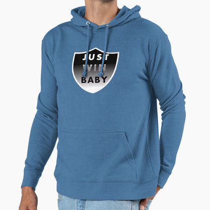 Raider Nation Just Win Shield Hoodie - Graphic Print for Adults - T-Shirt, Sweatshirt, Hoodie