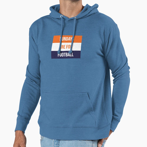 Sundays Are Football Hoodie - Trendy Graphic for Adults - T-Shirt, Sweatshirt, Hoodie