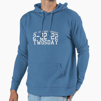 Twosday 2 22 22 Hoodie - Minimalist Print Men Women - T-Shirt, Sweatshirt, Hoodie