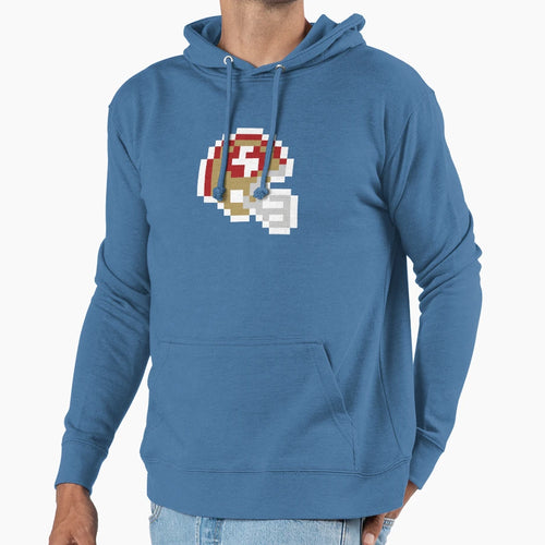 San Francisco 49Ers 8 Bit Football Hoodie - Fun Novelty Design Unisex - T-Shirt, Sweatshirt, Hoodie