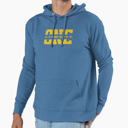 One More Rep Hoodie - Minimalist Print for Adults - T-Shirt, Sweatshirt, Hoodie
