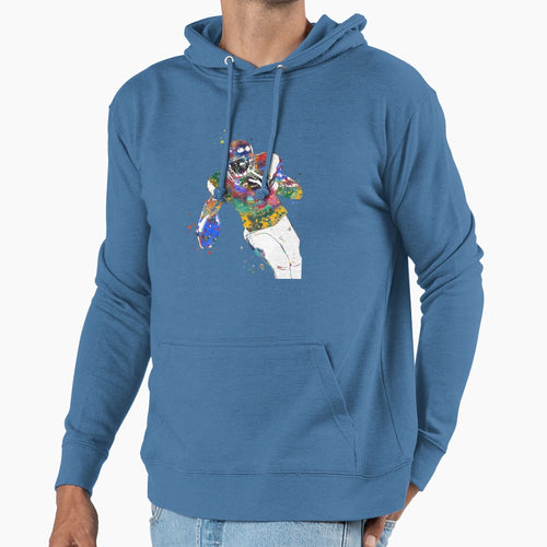 American Football Player Hoodie - Minimalist Print for Adults - T-Shirt, Sweatshirt, Hoodie
