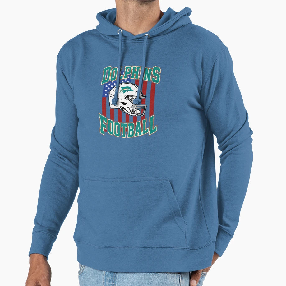 Art Miami Dolphins Hoodie - Casual Everyday Wear for Adults - T-Shirt, Sweatshirt, Hoodie