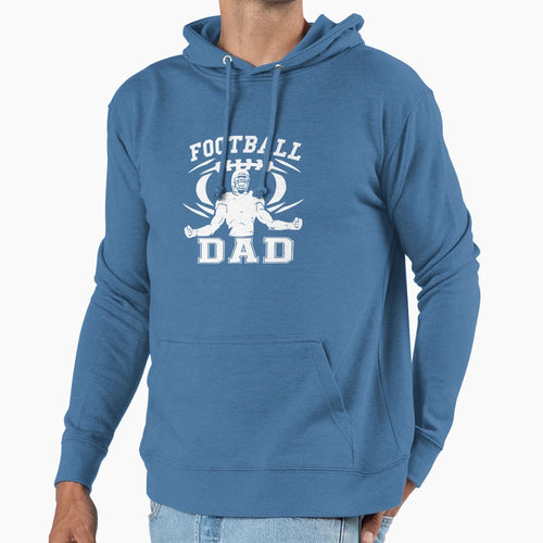 Football Dad Hoodie - Unique Graphic Unisex - T-Shirt, Sweatshirt, Hoodie