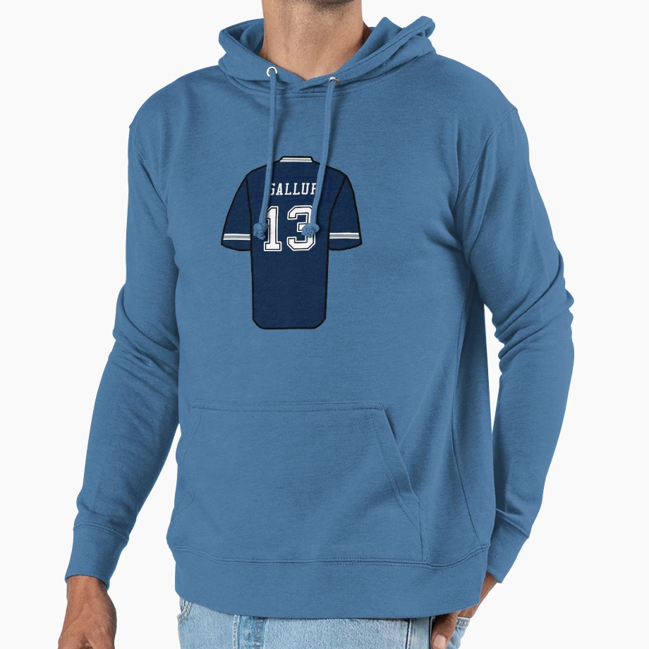 Michael Gallup Jersey Hoodie - Casual Everyday Wear Men Women - T-Shirt, Sweatshirt, Hoodie