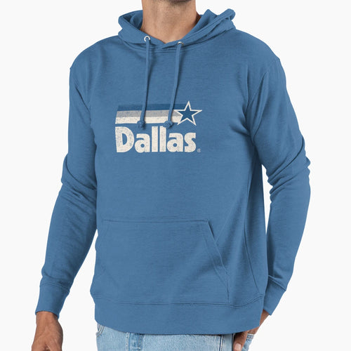 Dallas Texas City Strong Dallas Tx Blue Hoodie - Trendy Graphic Men Women - T-Shirt, Sweatshirt, Hoodie