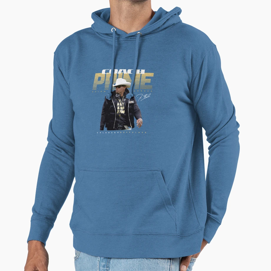 Deion Sanders Coach Prime Hoodie - Custom Art Print for Adults - T-Shirt, Sweatshirt, Hoodie