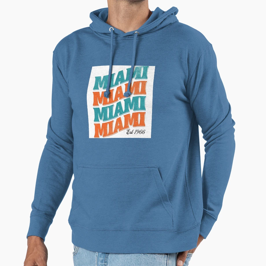 Miami Dolphins Hoodie - Streetwear Style Unisex - T-Shirt, Sweatshirt, Hoodie
