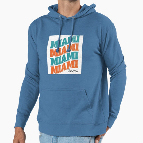 Miami Dolphins Hoodie - Streetwear Style Unisex - T-Shirt, Sweatshirt, Hoodie
