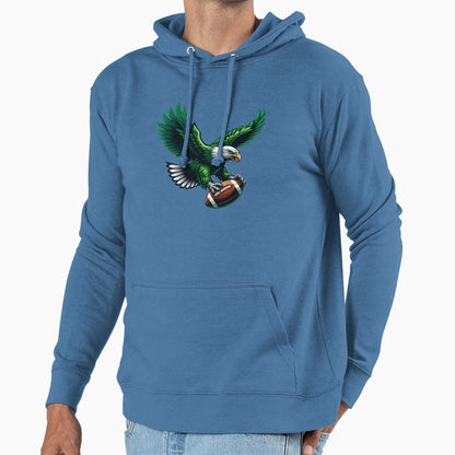 Flying Green Eagle Hoodie - Streetwear Style Unisex - T-Shirt, Sweatshirt, Hoodie