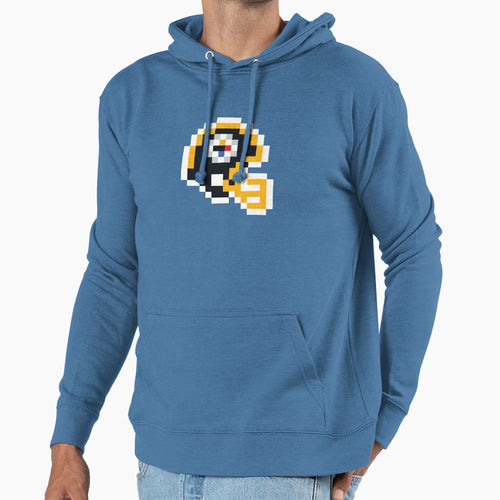 Pittsburgh Steelers 8 Bit Football Helmet Hoodie - Graphic Print Men Women - T-Shirt, Sweatshirt, Hoodie