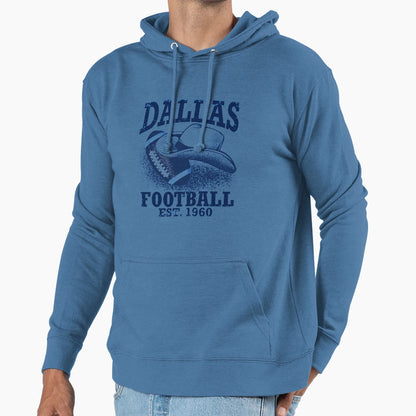 Dallas Football Hoodie - Novelty Apparel Unisex - T-Shirt, Sweatshirt, Hoodie