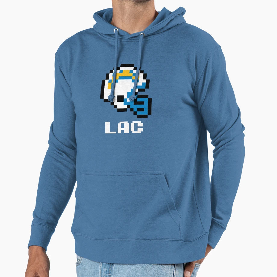 Los Angeles Chargers Tecmo Super Bowl Hoodie - Novelty Apparel Unisex - T-Shirt, Sweatshirt, Hoodie