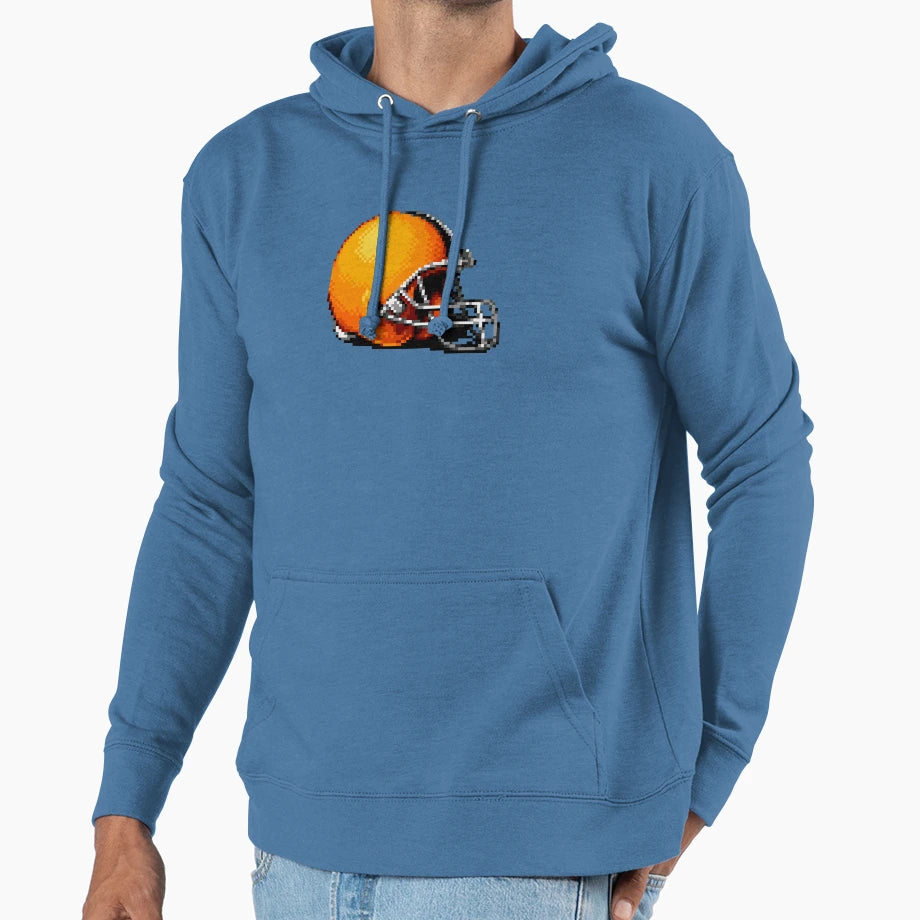 Browns Helmet Sprite Hoodie - Novelty Apparel for Adults - T-Shirt, Sweatshirt, Hoodie