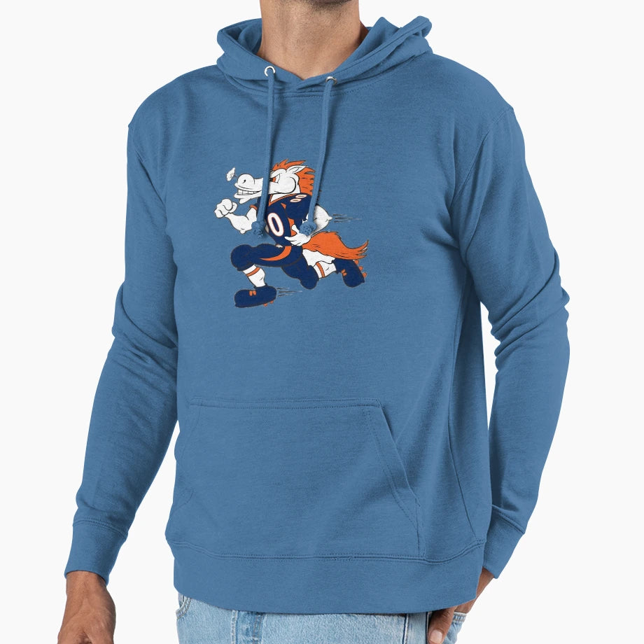 Denver Colorado Football Player Art Hoodie - Trendy Graphic for Adults - T-Shirt, Sweatshirt, Hoodie