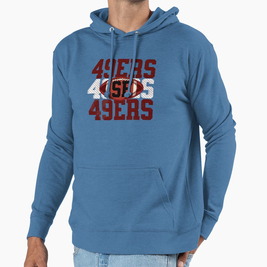 49Ers American Football Hoodie - Graphic Print Unisex - T-Shirt, Sweatshirt, Hoodie