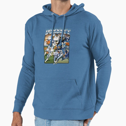 Tony Dorsett Dallas Hoodie - Minimalist Print Men Women - T-Shirt, Sweatshirt, Hoodie