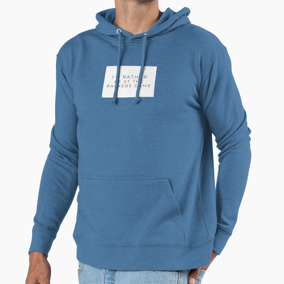 Id Rather Be Packers Game Hoodie - Graphic Print for Adults - T-Shirt, Sweatshirt, Hoodie