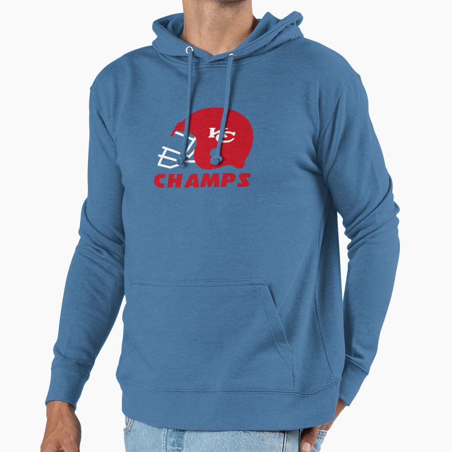 Chiefs Helmet Hoodie - Trendy Graphic Men Women - T-Shirt, Sweatshirt, Hoodie