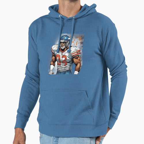 American Football Jersey Hoodie - Fun Novelty Design Men Women - T-Shirt, Sweatshirt, Hoodie