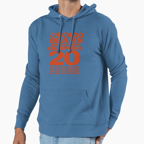 Chicago Bears Champions 2025 Hoodie - Minimalist Print for Adults - T-Shirt, Sweatshirt, Hoodie