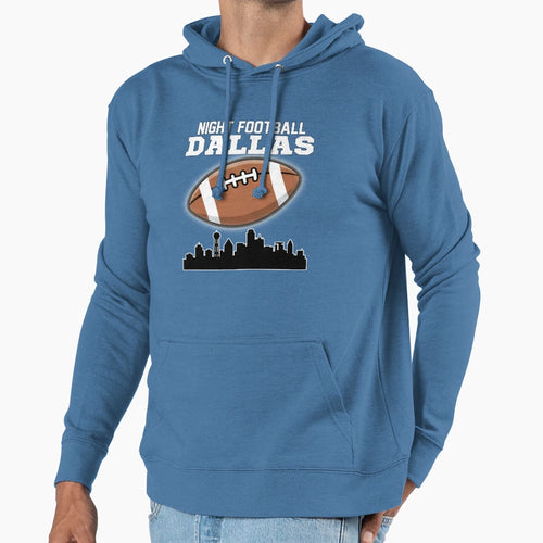 Dallas Night Football Texas Football Hoodie - Trendy Graphic Men Women - T-Shirt, Sweatshirt, Hoodie