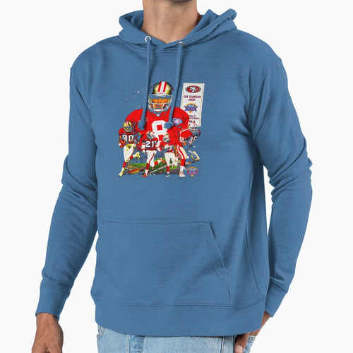 San Francisco Super Bowl Xxix Champs Hoodie - Novelty Apparel for Adults - T-Shirt, Sweatshirt, Hoodie