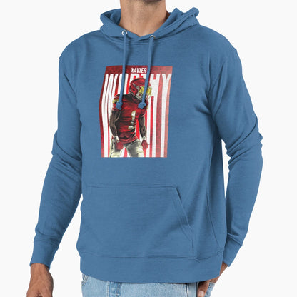 Chiefs Wide Reciever Xavier Worthy Hoodie - Custom Art Print Men Women - T-Shirt, Sweatshirt, Hoodie