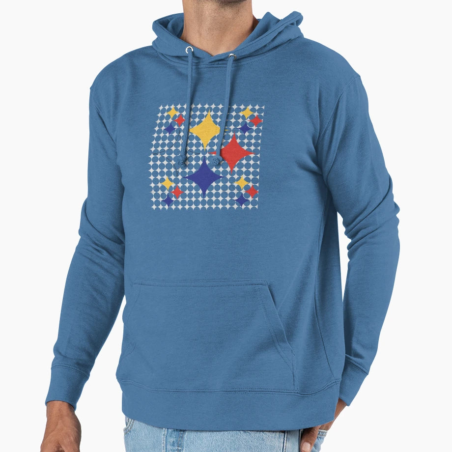 Hypocycloid Pittsburgh Sports Patterns Hoodie - Aesthetic Graphic Unisex - T-Shirt, Sweatshirt, Hoodie