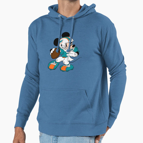 Miami Dolphins Logo Hoodie - Novelty Apparel Unisex - T-Shirt, Sweatshirt, Hoodie