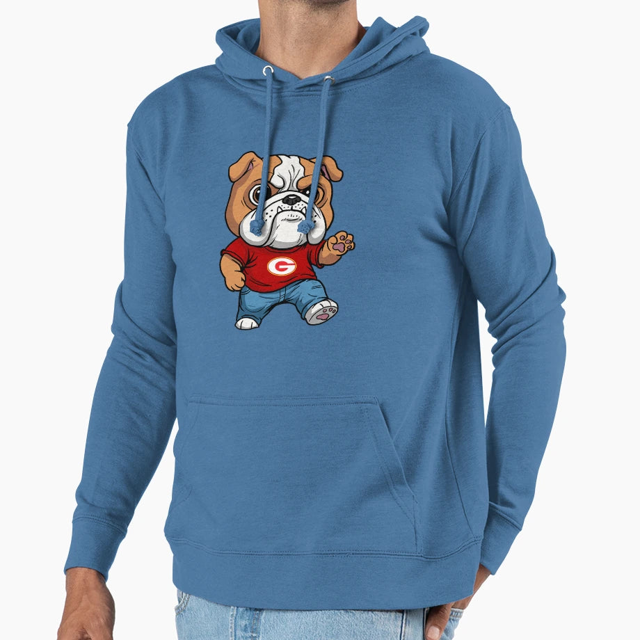 Goochland Bulldog Hoodie - Unique Graphic Unisex - T-Shirt, Sweatshirt, Hoodie