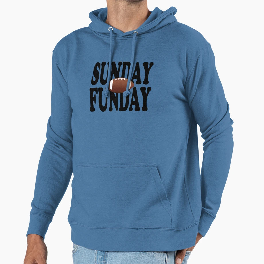 Sunday Funday Football Sport Short T-Shirt - Custom Art Print for Adults - T-Shirt, Sweatshirt, Hoodie