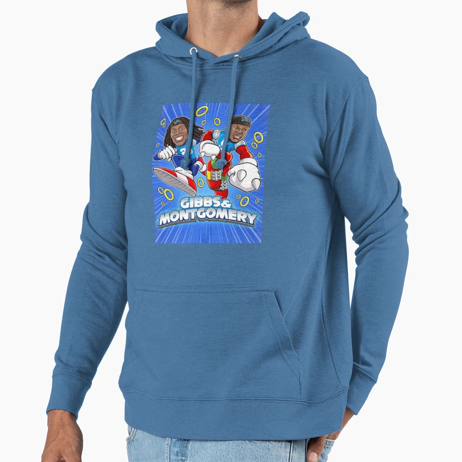 Gibbs Montgomery Hoodie - Minimalist Print Men Women - T-Shirt, Sweatshirt, Hoodie