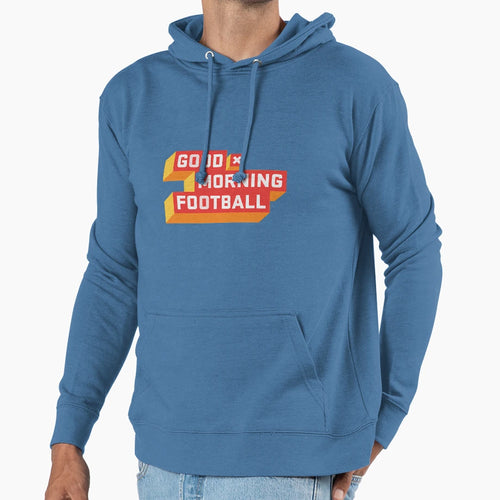 Angry Runs Good Morning Football Hoodie - Minimalist Print Men Women - T-Shirt, Sweatshirt, Hoodie