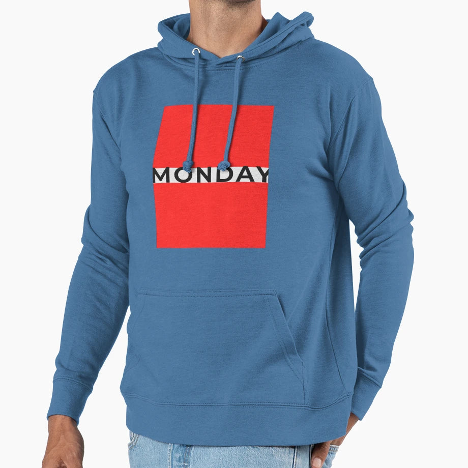 Monday Hoodie - Casual Everyday Wear for Adults - T-Shirt, Sweatshirt, Hoodie
