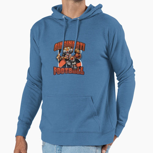 Cincinnati Football Hoodie - Trendy Graphic Men Women - T-Shirt, Sweatshirt, Hoodie