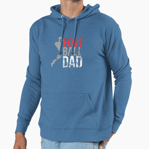 Football Dad Hoodie - Trendy Graphic Unisex - T-Shirt, Sweatshirt, Hoodie