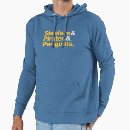 Pittsburgh Sports Teams 412 Hoodie - Novelty Apparel Men Women - T-Shirt, Sweatshirt, Hoodie