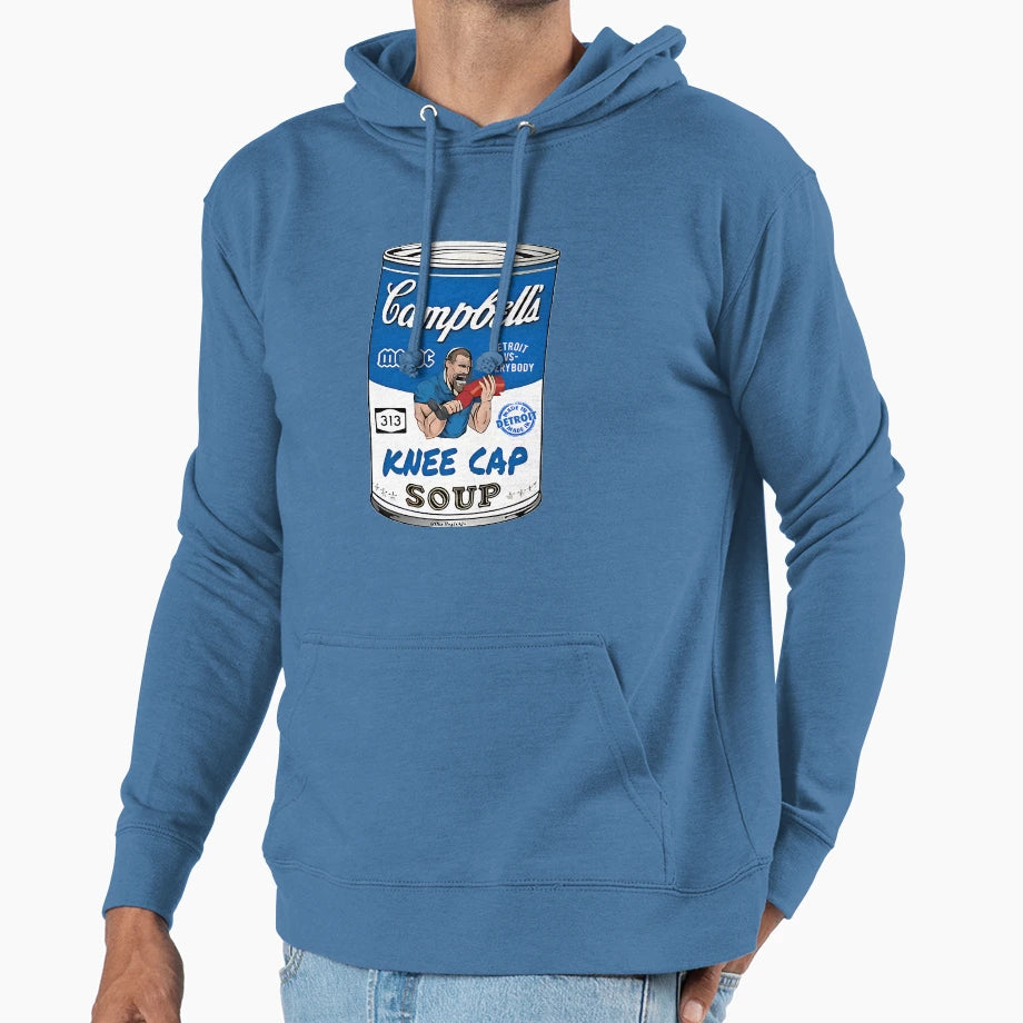 Detroit Lions Kneecap Soup Hoodie - Minimalist Print Men Women - T-Shirt, Sweatshirt, Hoodie