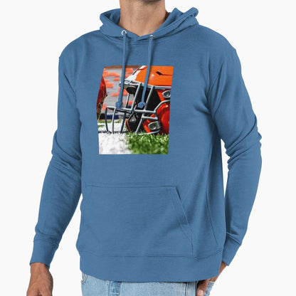 Football Helmet Hoodie - Custom Art Print Unisex - T-Shirt, Sweatshirt, Hoodie
