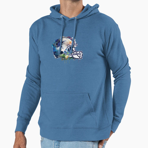 Cowboys Art Helmet Hoodie - Graphic Print Unisex - T-Shirt, Sweatshirt, Hoodie