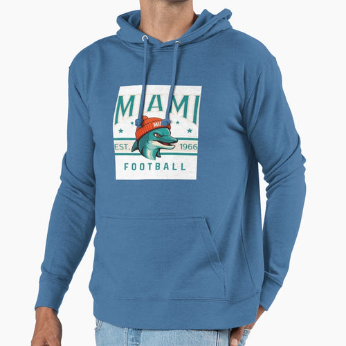 Miami Dolphins Hoodie - Graphic Print for Adults - T-Shirt, Sweatshirt, Hoodie